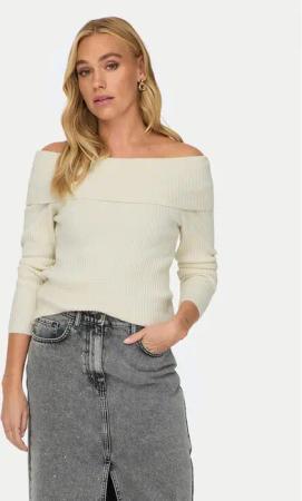 ONLY Pullover Katia 15311830 Écru Regular Fit