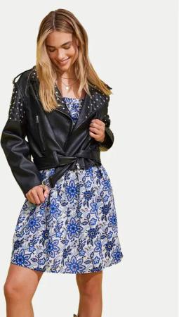 ONLY Jacke aus Kunstleder Destiny 15319914 Schwarz Regular Fit