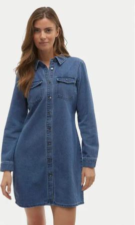 Vero Moda Jeanskleid Jennie 10310968 Blau Regular Fit