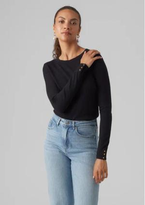 Vero Moda Pullover 10291147 Schwarz Regular Fit