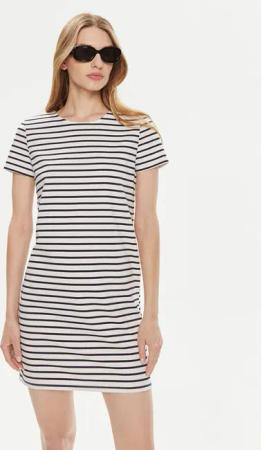 Vero Moda Kleid für den Alltag Abby 10304718 Weiß Regular Fit