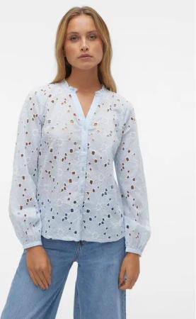 Vero Moda Hemd Ida 10303333 Himmelblau Regular Fit