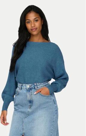 ONLY Pullover Adaline 15226298 Blau Relaxed Fit
