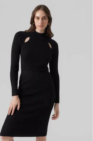 Vero Moda Pullover 10290675 Schwarz Slim Fit