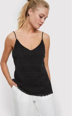 Vero Moda Top Honey 10190150 Schwarz Regular Fit