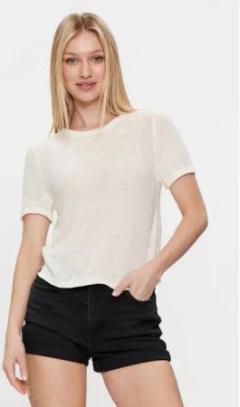 ONLY Pullover Sunny 15254282 Écru Regular Fit