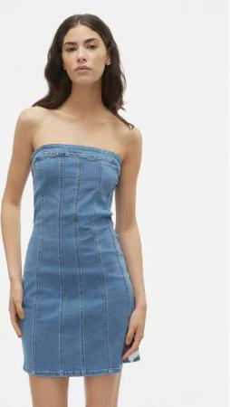 Vero Moda Jeanskleid Zoie 10310272 Blau Slim Fit