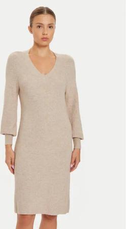ONLY Strickkleid Katia 15312844 Beige Regular Fit