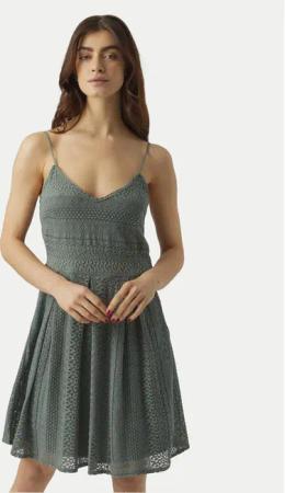 Vero Moda Sommerkleid Honey 10220925 Grün Regular Fit