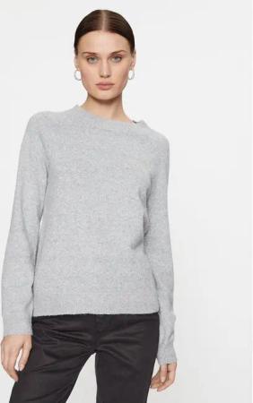ONLY Pullover Rica 15204279 Grau Regular Fit
