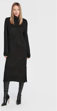 ONLY Strickkleid Brandie 15214595 Schwarz Regular Fit