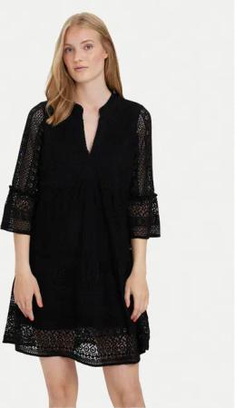 Vero Moda Sommerkleid Honey 10275875 Schwarz Relaxed Fit