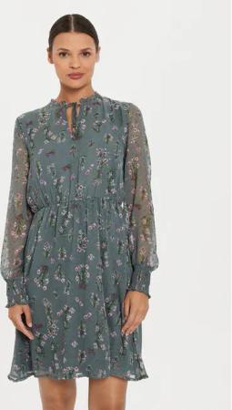 ONLY Kleid für den Alltag Tessa Eliza 15303601 Grün Regular Fit