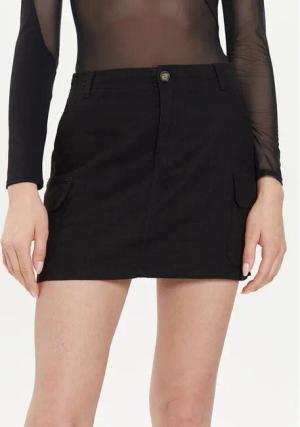 ONLY Minirock Malfy-Caro 15310982 Schwarz Regular Fit