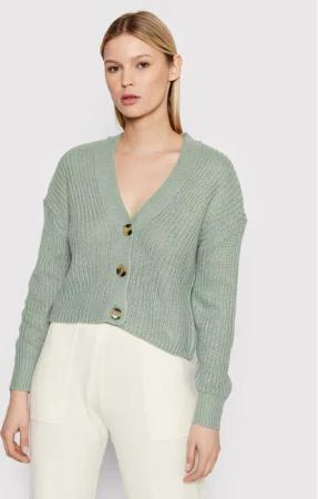 ONLY Strickjacke Carol 15211521 Grün Relaxed Fit
