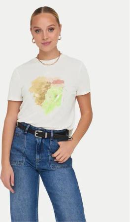 ONLY T-Shirt 15303212 Weiß Regular Fit