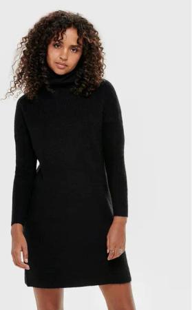 ONLY Strickkleid Jana 15140166 Schwarz Regular Fit
