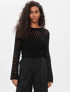 ONLY Pullover Emina 15309502 Schwarz Regular Fit