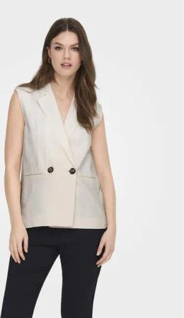 ONLY Anzugweste Caro 15278794 Weiß Loose Fit
