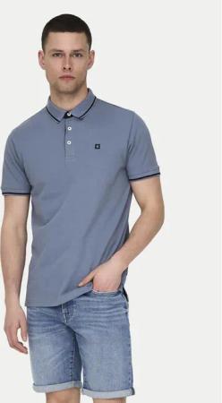 Only & Sons Poloshirt Fletcher 22024827 Blau Regular Fit
