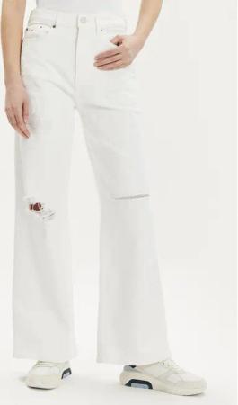 Tommy Jeans Jeans Claire DW0DW18322 Weiß Wide Leg