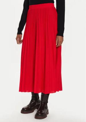 ONLY Faltenrock 15277887 Rot Regular Fit