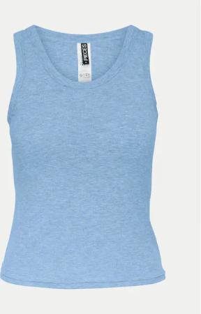 Pieces Top Anibi 17150269 Blau Regular Fit