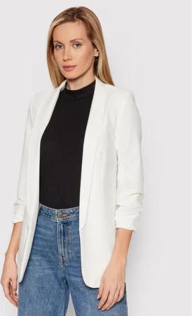 Pieces Sakko Boss 17090996 Weiß Regular Fit