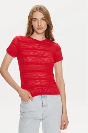 Pieces T-Shirt Agda 17148867 Rot Loose Fit