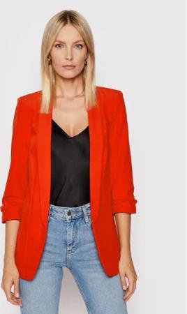Pieces Sakko Boss 17090996 Rot Regular Fit