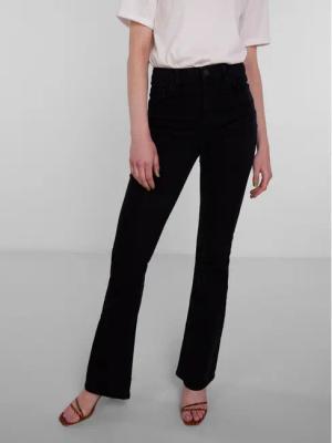 Pieces Jeans 17111068 Schwarz Flared Fit