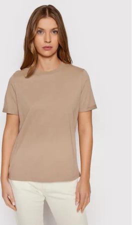 Pieces T-Shirt Ria 17086970 Beige Regular Fit