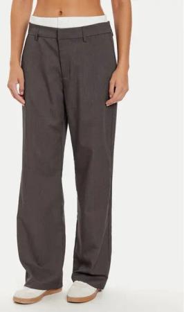 Noisy May Stoffhose Dawn 27031464 Grau Loose Fit