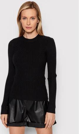 Pieces Pullover Crista 17115047 Schwarz Slim Fit