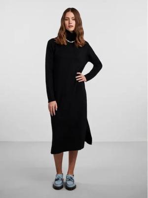 Pieces Strickkleid Juliana 17126281 Schwarz Regular Fit