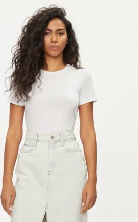 Pieces T-Shirt Irene 17082526 Weiß Slim Fit
