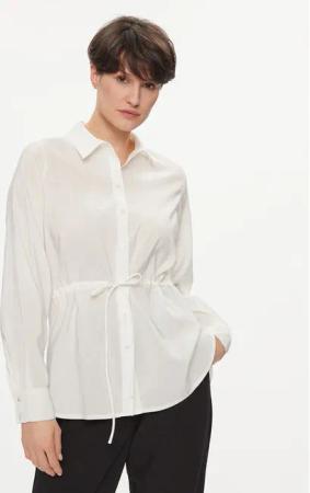 Pieces Hemd 17135099 Écru Regular Fit