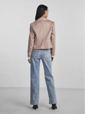 Pieces Jacke aus Kunstleder 17134838 Rosa Regular Fit