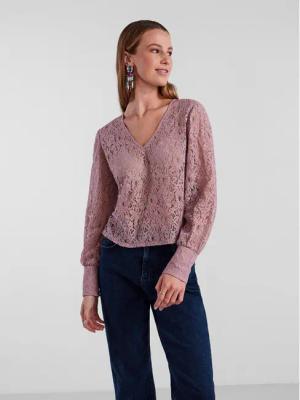 Pieces Bluse 17135411 Rosa Regular Fit