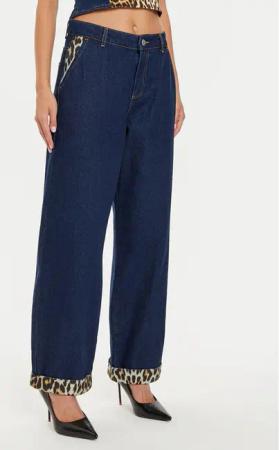 Noisy May Jeans 27033508 Dunkelblau Wide Leg