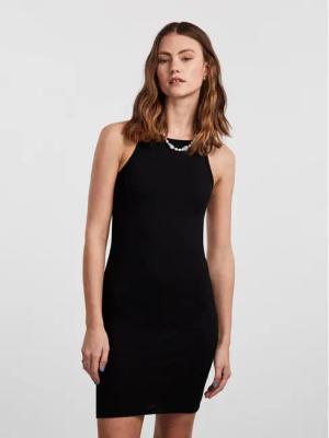 Pieces Kleid für den Alltag Ostina 17124786 Schwarz Tight Fit
