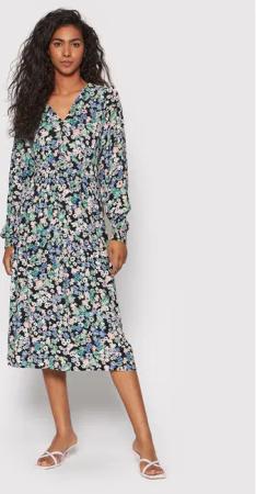 Pieces Kleid für den Alltag Fallu 17126630 Bunt Regular Fit