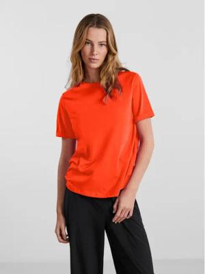 Pieces T-Shirt Ria 17086970 Rot Regular Fit