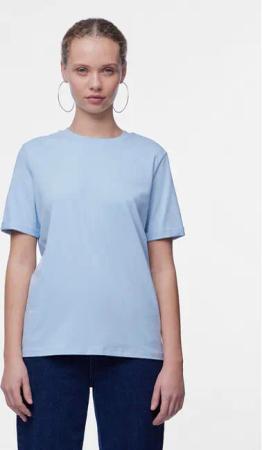 Pieces T-Shirt Ria 17086970 Blau Regular Fit