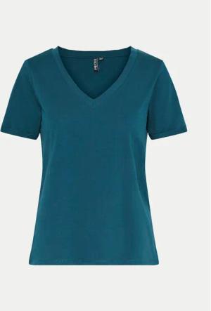 Pieces T-Shirt Ria 17120455 Türkisfarben Regular Fit