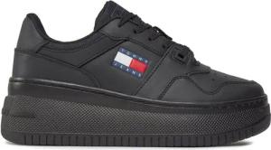 Tommy Jeans Sneakers Tjw Retro Basket Flatform Ess EN0EN02506 Schwarz