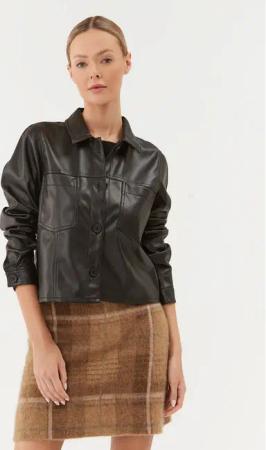 Noisy May Hemd Marin 27028388 Schwarz Relaxed Fit