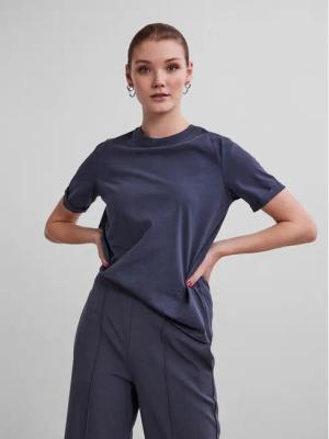 Pieces T-Shirt Ria 17086970 Dunkelblau Regular Fit