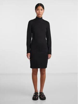 Pieces Kleid für den Alltag 17141051 Schwarz Slim Fit