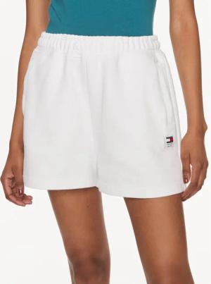 Tommy Jeans Sportshorts New Cls DW0DW17772 Weiß Relaxed Fit